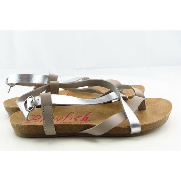 Blowfish Toddler Sz‎ 13Medium Silver Sandals Synthetic Girls - Picture 3 of 6